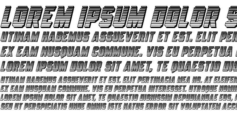 Sample of Antilles Chrome Italic Italic