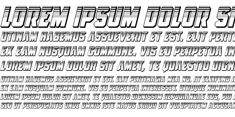 Sample of Antilles Platinum Italic