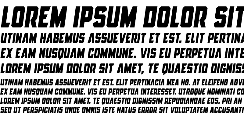 Sample of Antilles Semi-Italic Semi-Italic