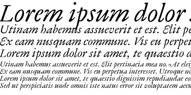 Sample of Antique Ancienne CE Roman Italic