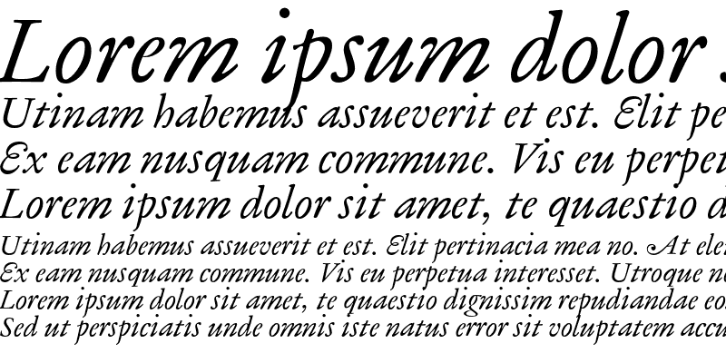 Sample of Antique Ancienne Italic