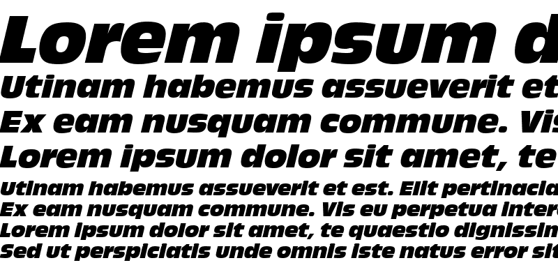 Sample of AntiqueOliTCom Italic