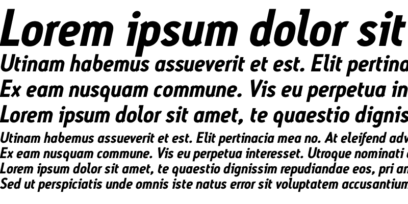 Sample of AntitledBold Italic Regular