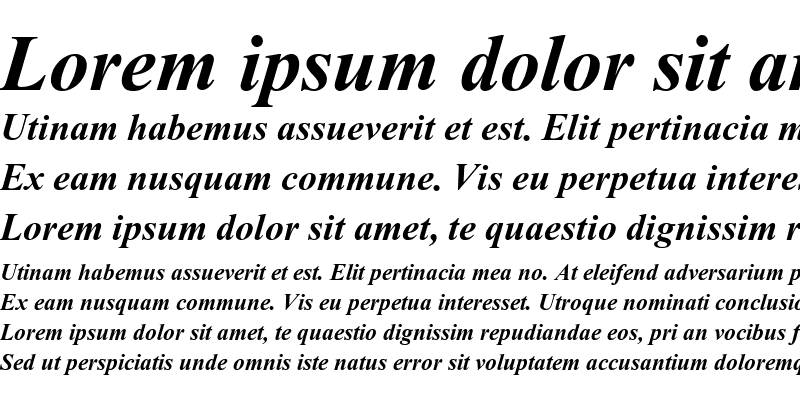 Sample of Aparajita Bold Italic