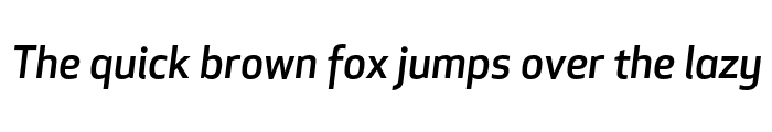 Preview of Apex New Medium Italic