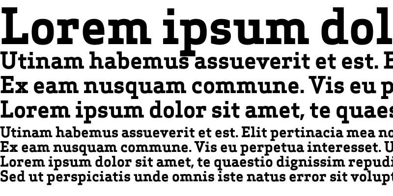 Sample of Apex Serif Bold Regular
