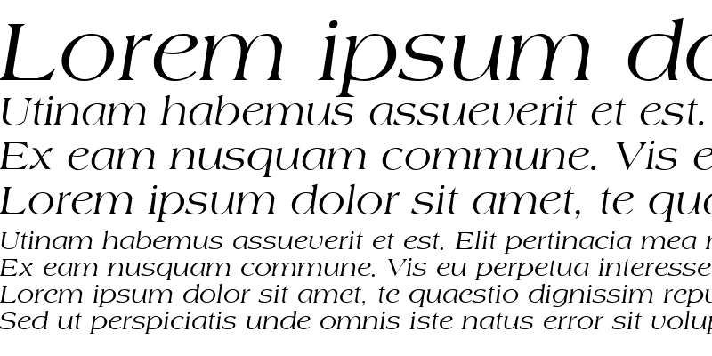 Sample of Aphid Italic
