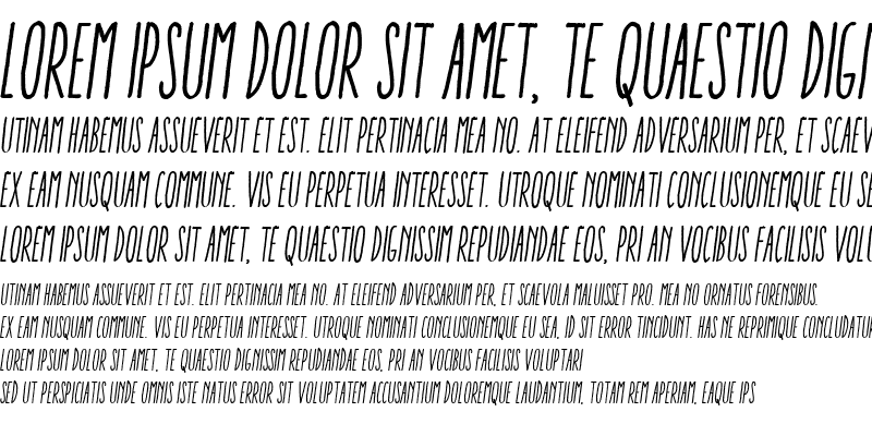 Sample of Aracne Ultra Condensed Regular Italic Ultra-condensed Regular Italic