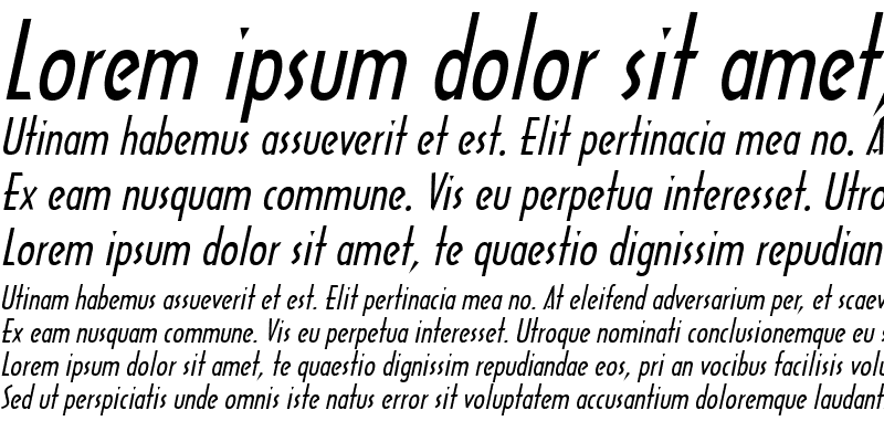 Sample of Arcane Italic