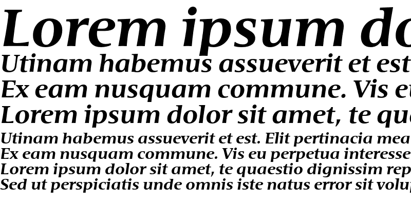 Sample of Areplos Book Pro Bold Italic