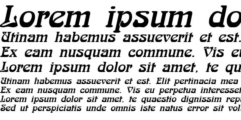 Sample of Argon Italic