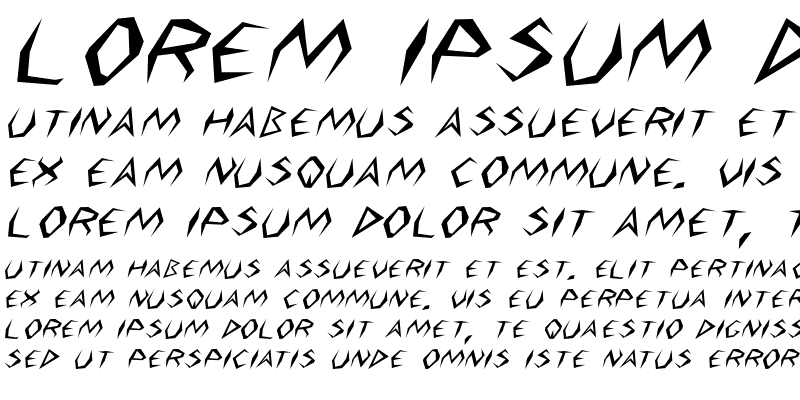 Sample of Argosy Italic Italic
