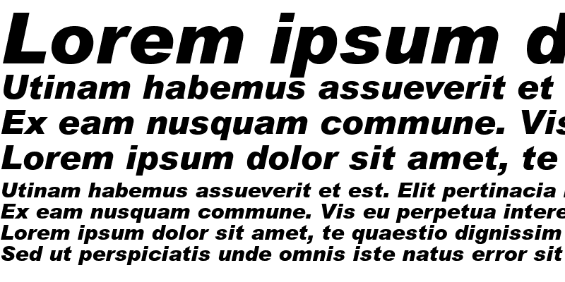 fonts similar to arial black italic