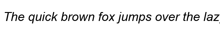 Preview of Arial Italic