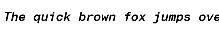 Preview of Arial Monospaced MT Italic