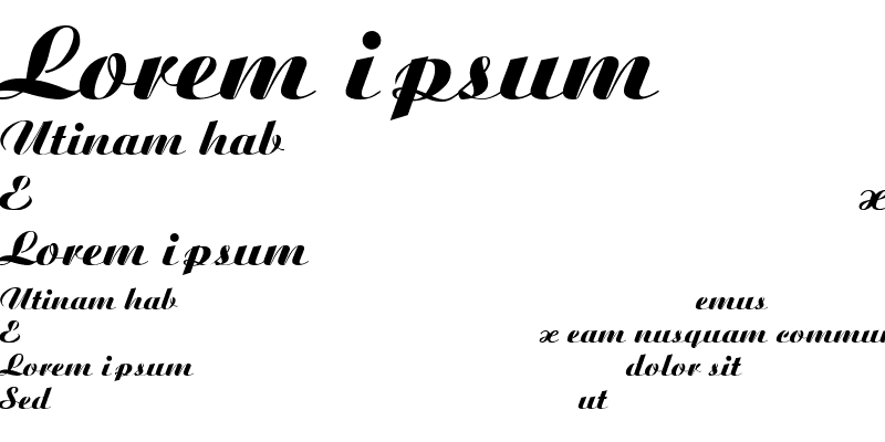 Sample of Ariston-Extra Bold Italic