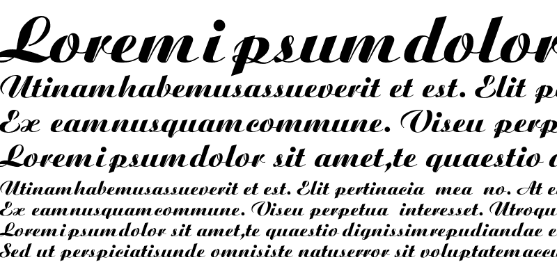 Sample of Ariston-Normal-Italic