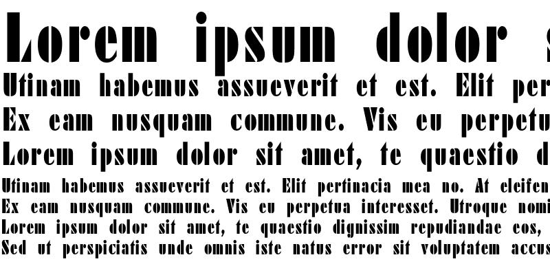 Sample of ArmyBlackCondensed-Plain