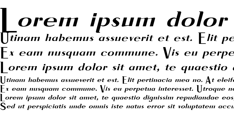 Sample of ArTarumianGrqiNor Italic