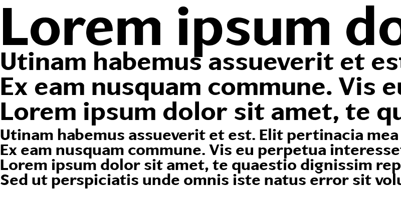 Sample of ArtemiusSans Bold