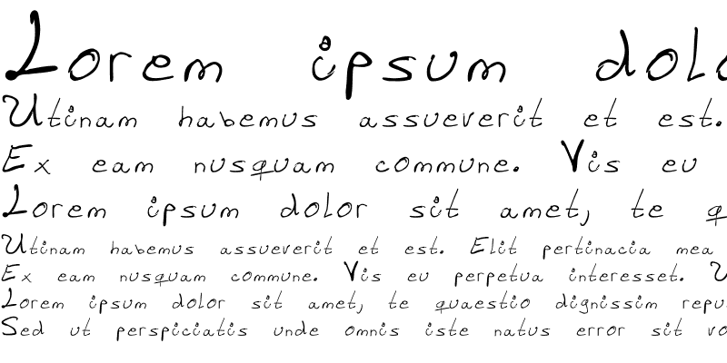 Sample of Asfhy Font 1