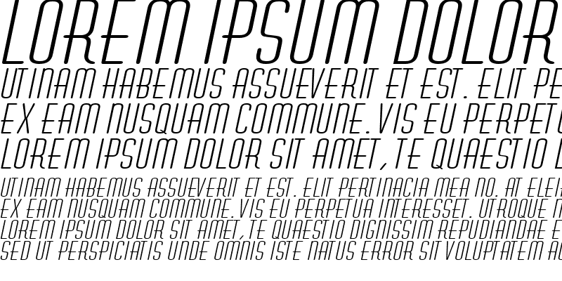 Sample of AstaireExtended Italic