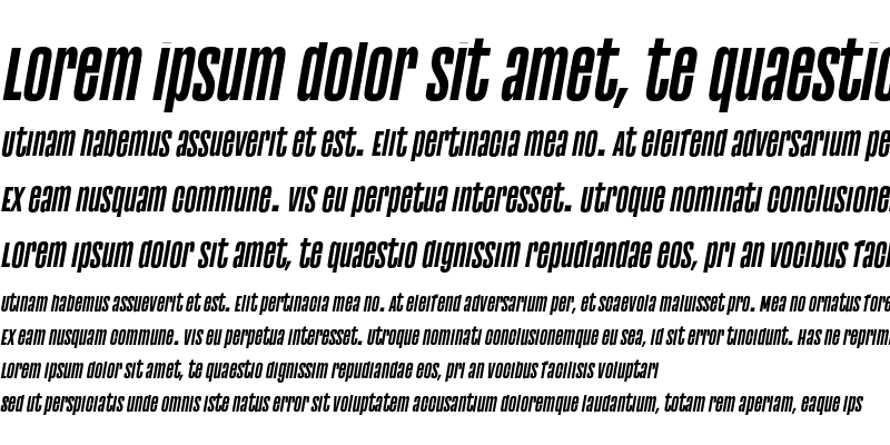 Sample of Astana regular-italic