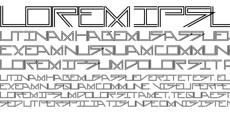 Sample of AsteriskDoubleLine