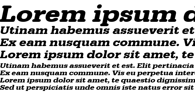 Sample of AstridBeckerExtended Bold Italic