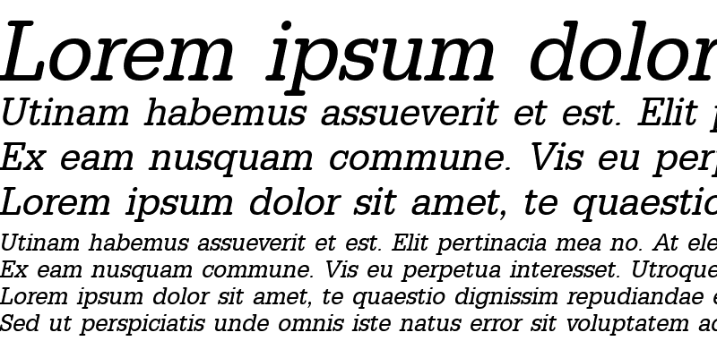 Sample of AstridBeckerNarrow Italic