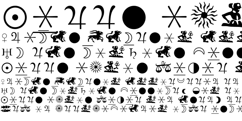 Sample of Astrology P01 Regular