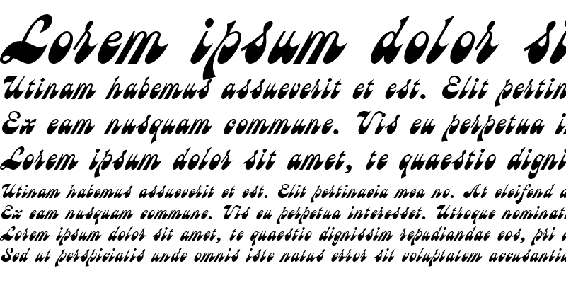 Sample of Astron Cyrillic