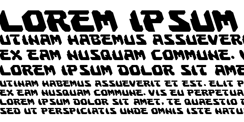 Sample of Astropolis Leftalic Italic