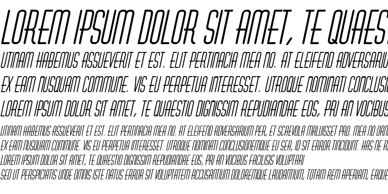 Sample of Astute Italic