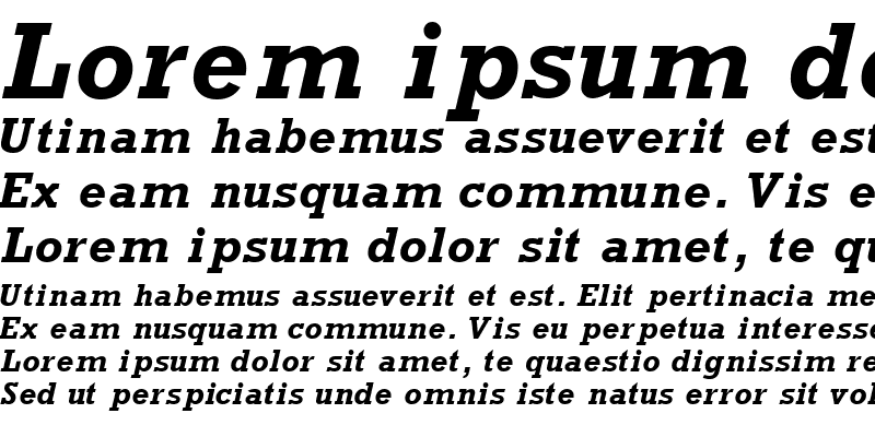 Sample of AstuteSSK Bold Italic
