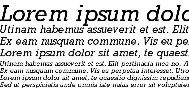 Sample of AstuteSSK Italic