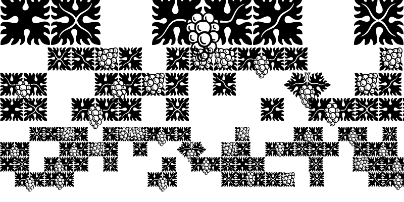 Sample of ASTYPE Ornaments