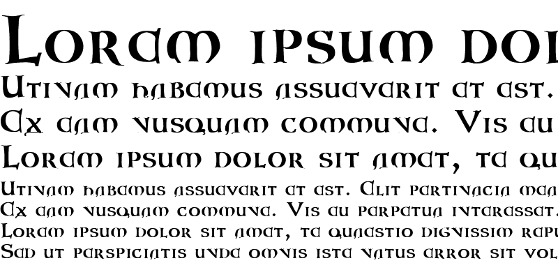 Sample of Asylum 5 Bold