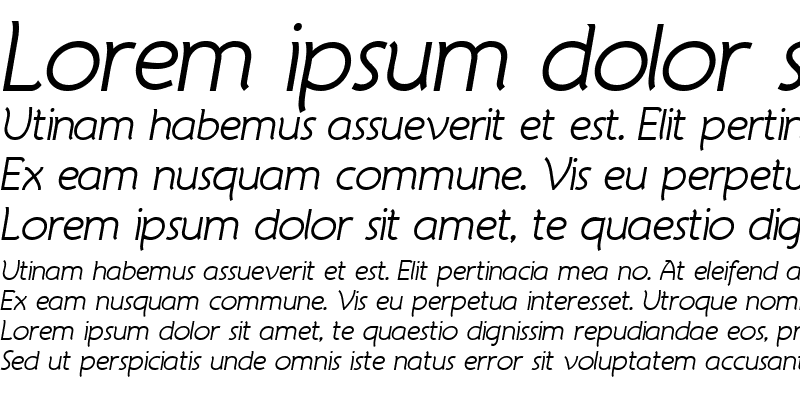 Sample of Atelier Sans Book Italic Itc Regular