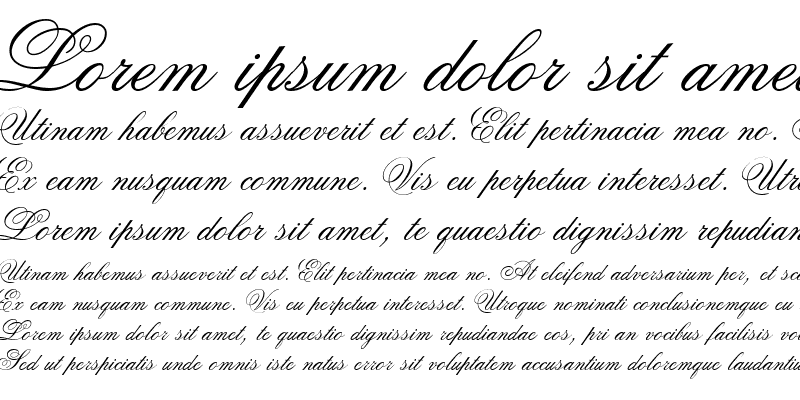 Sample of ATFlemishScriptII