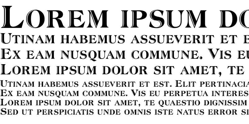 Sample of Atlantic Inline Cyrillic