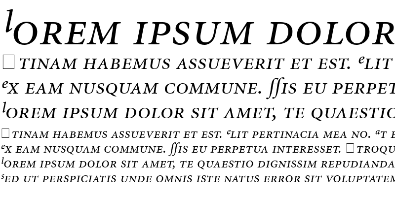 Sample of Atlantix Pro SSi Italic