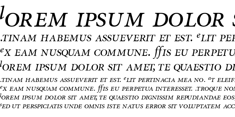 Sample of AtlantixProSSK Italic