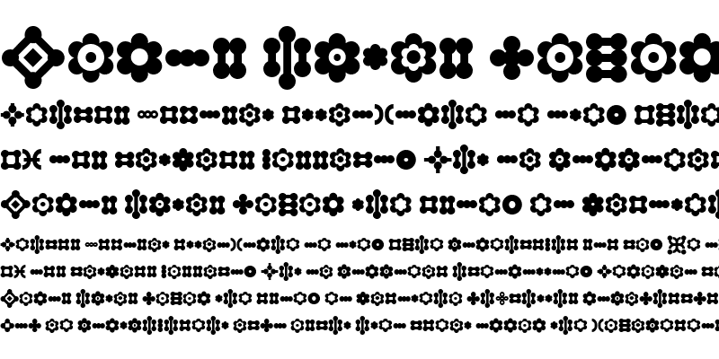 Sample of Atomium-Dingbats Regular