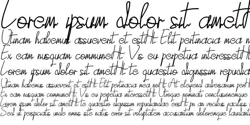 Sample of Attasey Italic