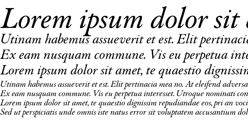Sample of Augereau SemiBold Italic