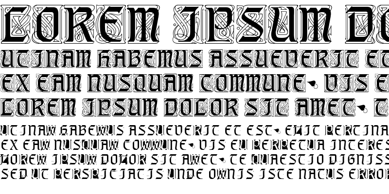 Sample of Augsburger Initials