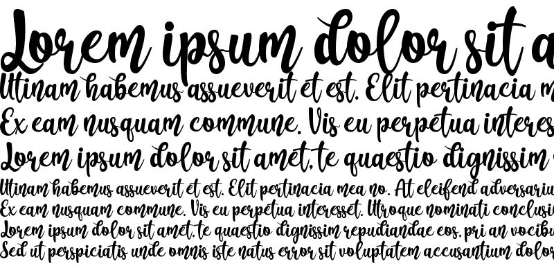 Sample of Augustha demo