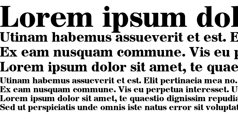 Sample of AureliusSerif Bold