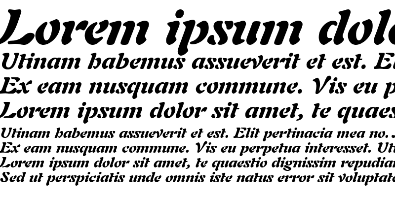 Sample of Auriol-Black BlackItalic